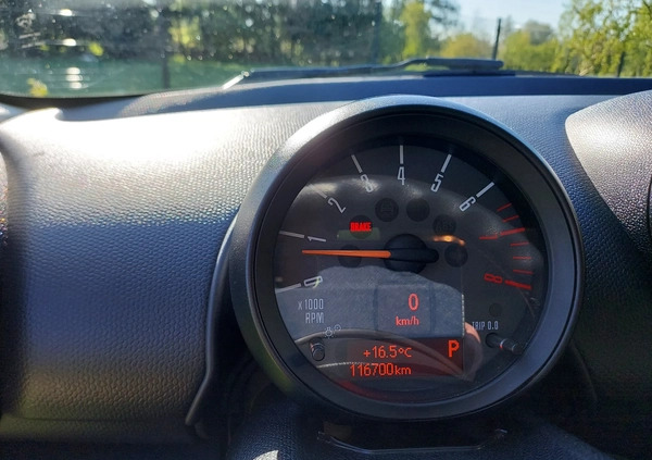 MINI Countryman cena 49000 przebieg: 116700, rok produkcji 2014 z Świdnik małe 121